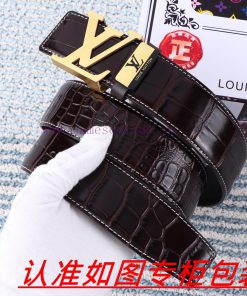 Men's belt LV Louis Deng ️Men's leather belt is made of 100% head layer cowhide, ensuring th 3z76m08e