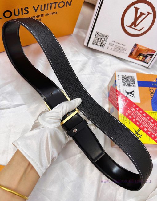 Belt LV Louis Vuitton's top tier replicaThe waistband is made of 100% cowhide, ensuring a ge b4vqibcn - Image 10