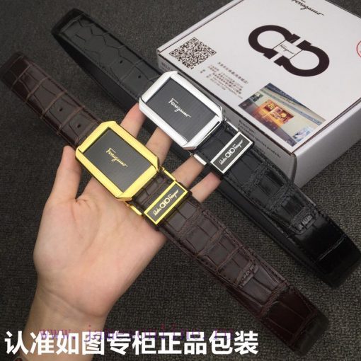 Ferragamo crocodile patternGrade: Italian imported 100% top layer cowhide, Ferragamo, world- y7u45z8c - Image 2