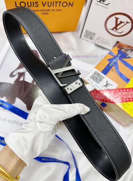 Belt LV Louis Vuitton Top Remakes-The waistband is made of 100% head layer cowhide, ensuring 42bj73rx - Image 9