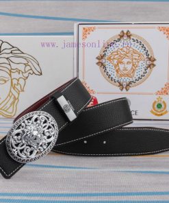 Belt belt Versace cowhide beltMen's belt material: 100% head layer cowhide belt, guaranteed 78flz8ki