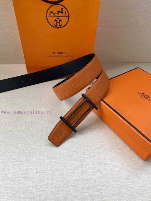 Comes with a complete gift boxHermes metal belt buckle lychee single-sided double figure eig 2c5d23g3 - Image 8