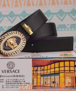 Belt belt Versace cowhide beltMen's belt material: 100% head layer cowhide belt, guaranteed ilcq3ulr