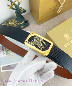 Burberry Seed Skin Belt Series, Original Premium Stainless Steel Buckle, Soft and Comfortabl f5o8ac2p
