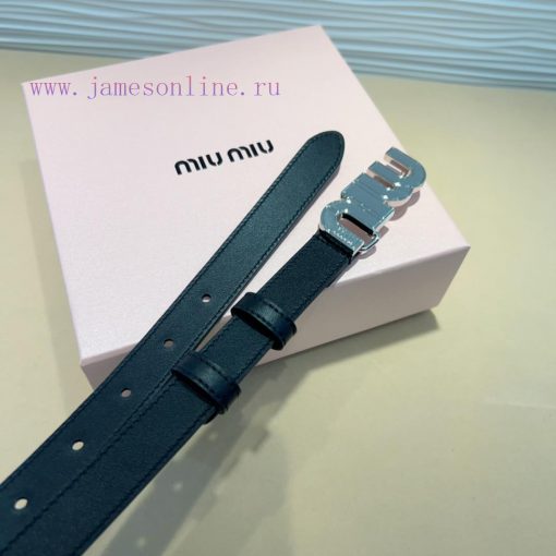 The Miu Miu leather belt is an ideal choice to enhance the unique style and tasteThe eye-cat j9qo5zwm - Image 3
