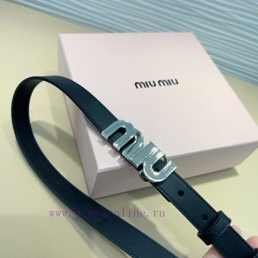 The Miu Miu leather belt is an ideal choice to enhance the unique style and tasteThe eye-cat j9qo5zwm - Image 4