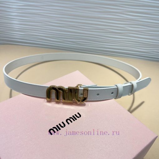 The Miu Miu leather belt is an ideal choice to enhance the unique style and tasteThe eye-cat 94w0gioa - Image 7