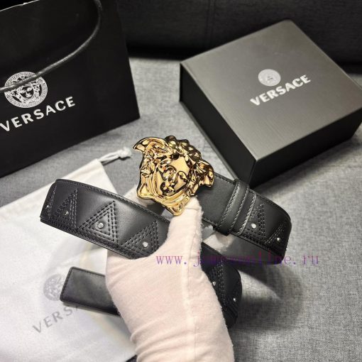 Versace, new 4.0cm wide with heavy craftsmanship, using German imported CNC embroidery machi bqziupk5