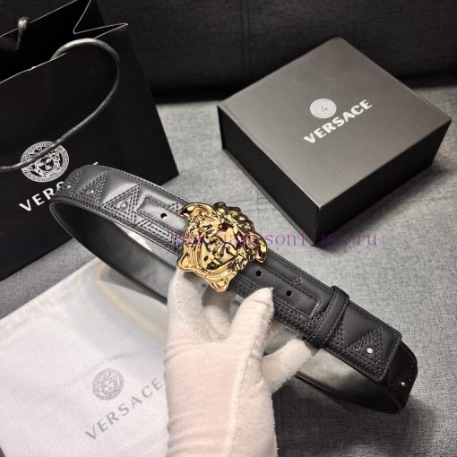 Versace, new 4.0cm wide with heavy craftsmanship, using German imported CNC embroidery machi bqziupk5 - Image 4
