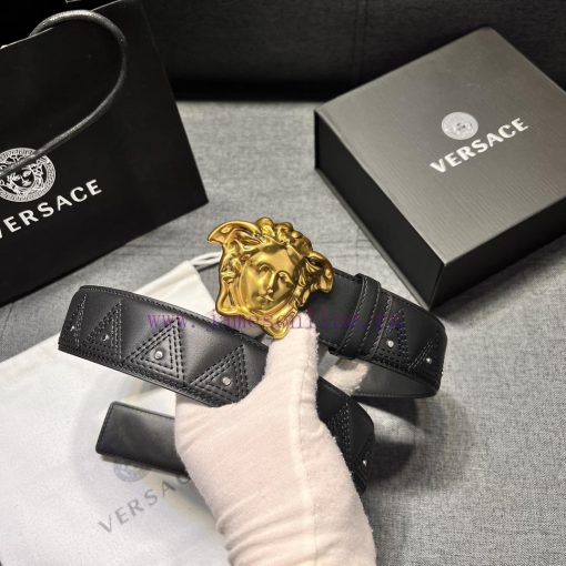 Versace, new 4.0cm wide with heavy craftsmanship, using German imported CNC embroidery machi tng9nrjg