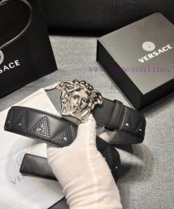 Versace, new 4.0cm wide with heavy craftsmanship, using German imported CNC embroidery machi fel3dxcj