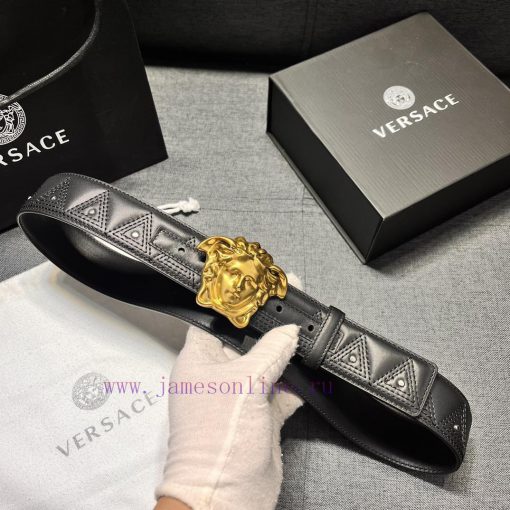 Versace, new 4.0cm wide with heavy craftsmanship, using German imported CNC embroidery machi tng9nrjg - Image 5