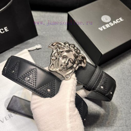 Versace, new 4.0cm wide with heavy craftsmanship, using German imported CNC embroidery machi fel3dxcj - Image 3