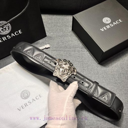 Versace, new 4.0cm wide with heavy craftsmanship, using German imported CNC embroidery machi fel3dxcj - Image 5