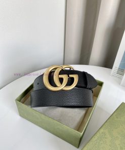 Comes with a complete set of Gucci belt gift box, made of imported original cowhide with pig tka70guj