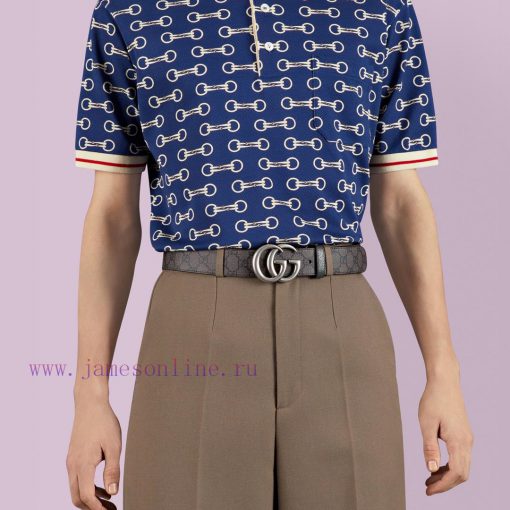 Remastered Gucci grey canvas leather paired with grey piggrain leather can be used on both s q9ntuwbq