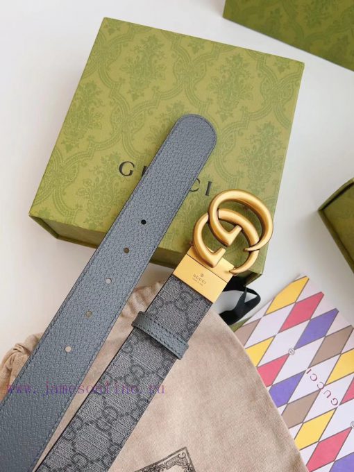 Remastered Gucci grey canvas leather paired with grey piggrain leather can be used on both s q9ntuwbq - Image 7