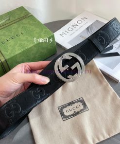 Comes with a complete gift box setGucci new horizontal emblem code 4068311W3AF new relief pu neh7fsi4