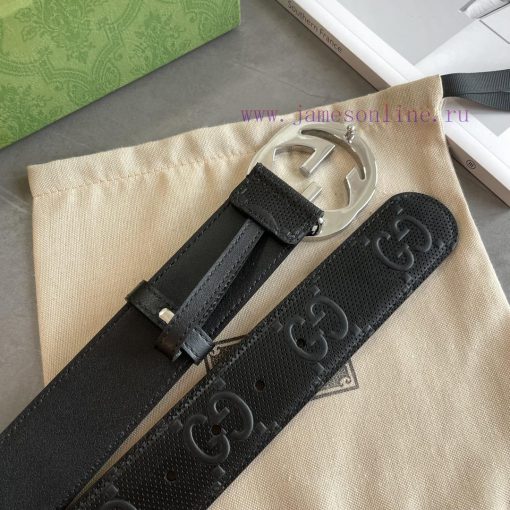 Comes with a complete gift box setGucci new horizontal emblem code 4068311W3AF new relief pu neh7fsi4 - Image 6
