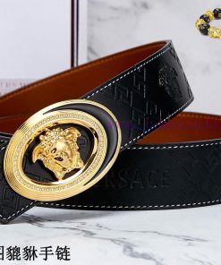 Belt Versace Ver…The waist belt is made of 100% cowhide, ensuring that the genuine leather i z800xnlc