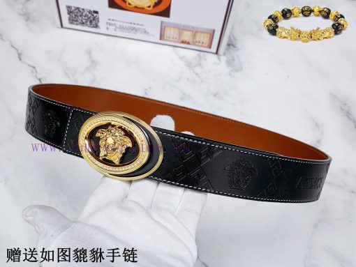 Belt Versace Ver…The waist belt is made of 100% cowhide, ensuring that the genuine leather i z800xnlc - Image 5