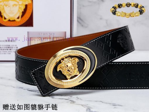 Belt Versace Ver…The waist belt is made of 100% cowhide, ensuring that the genuine leather i z800xnlc - Image 8