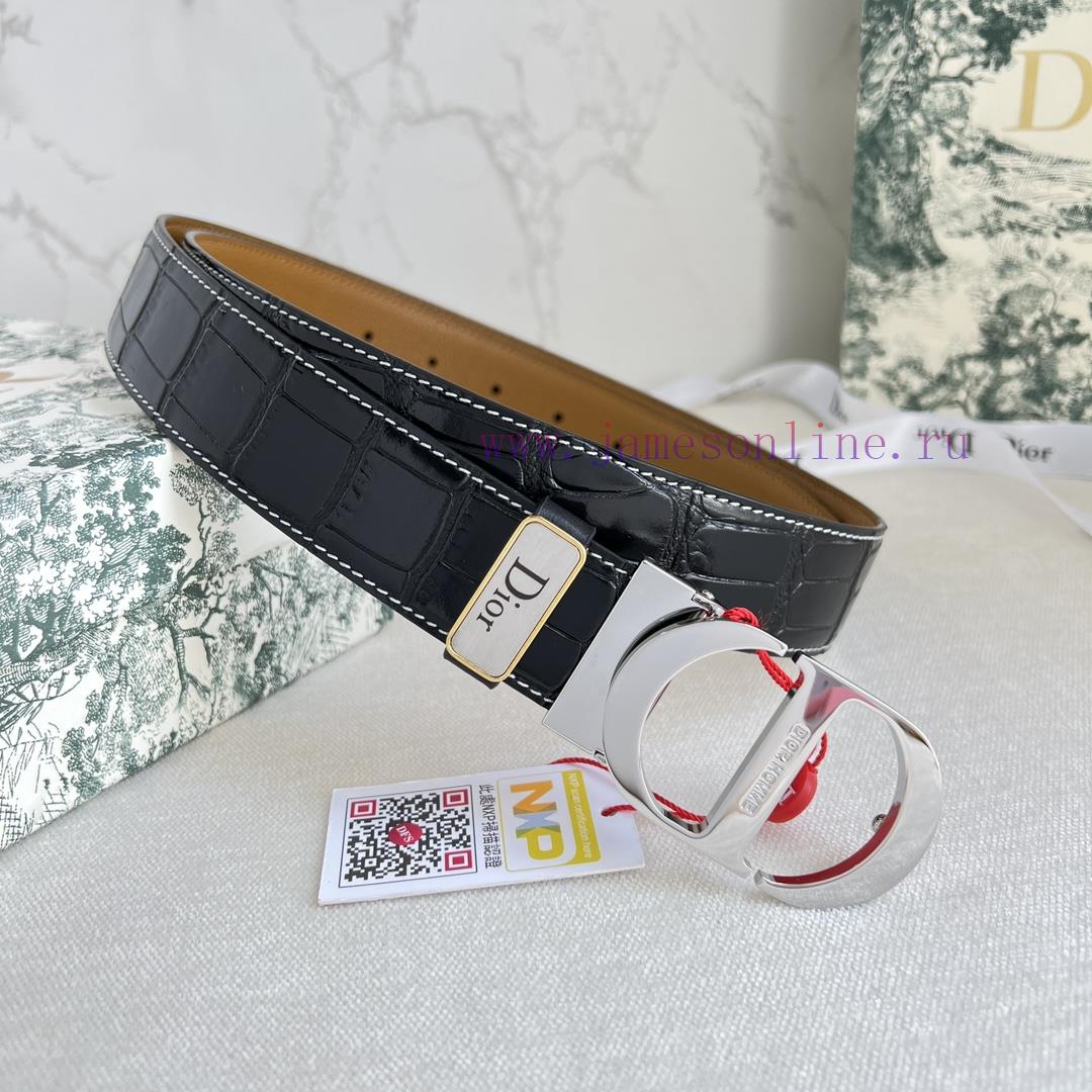 Dior Dior. Belt and beltBuckle, original classic buckle, photographed in real life, top laye rlm6nmw9 - Image 3