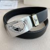 Prada PRADA Belt Automatic BeltAutomatic belt, classic hollow pure steel material automatic bnbafsmk