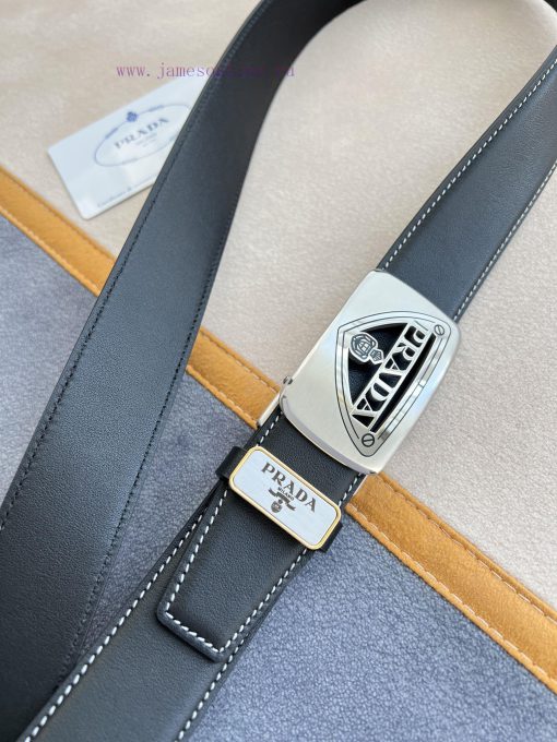 Prada PRADA Belt Automatic BeltAutomatic belt, classic hollow pure steel material automatic bnbafsmk - Image 7