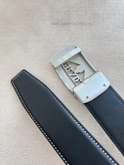 Prada PRADA Belt Automatic BeltAutomatic belt, classic hollow pure steel material automatic bnbafsmk - Image 9