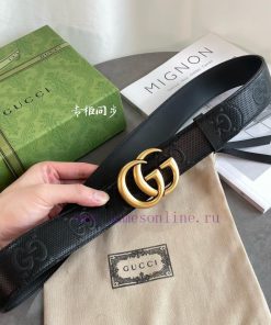 Comes with a complete gift box setGucci new horizontal emblem code 4068311W3AF new relief pu byznf787