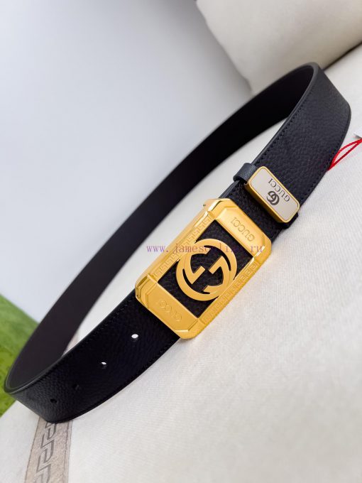 Gucci Gucci Belt ️ BeltHanging buckle, pure steel material buckle head, top layer cowhide, p 0jlns5jg - Image 6