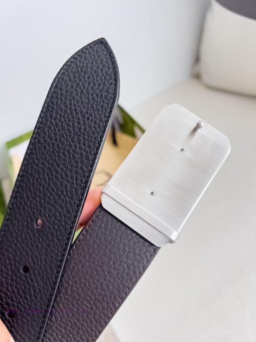 Gucci Gucci Belt ️ BeltHanging buckle, pure steel material buckle head, top layer cowhide, p 3vcvx66d - Image 6
