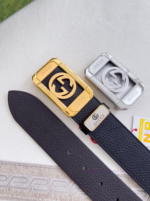 Gucci Gucci Belt ️ BeltHanging buckle, pure steel material buckle head, top layer cowhide, p 0jlns5jg - Image 10