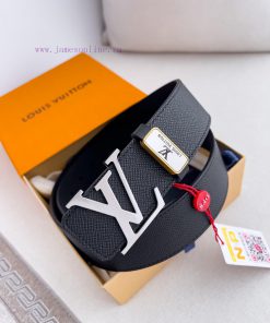 LV... Louis Vuitton Belt and BeltsBuckle, classic pure steel material buckle, top layer cowh e3xxg7hu