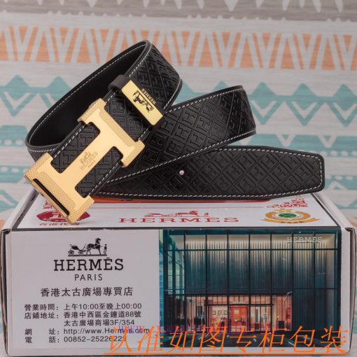 Hermes Belt ️ BeltMaterial: 100% top layer cowhide belt, ensuring genuine leather belt, fine 4ds52nxr - Image 4