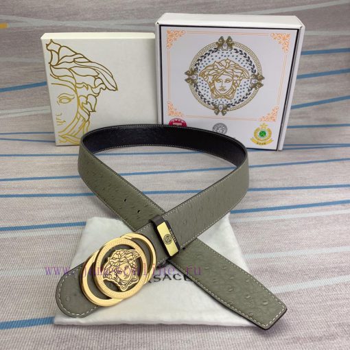 Versace. VersaceMaterial: Leather Belt with 100% Head Layer. The leather belt is guaranteed cx92qc1v - Image 8