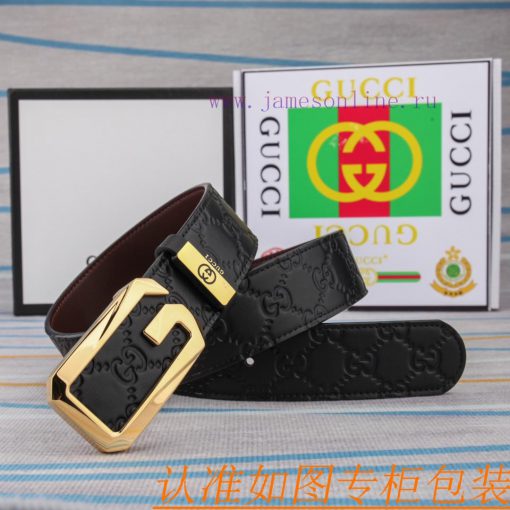 Belt and belt Gucci leather beltMen's belt material: 100% head layer cowhide belt, guarantee fp8c73r4 - Image 3