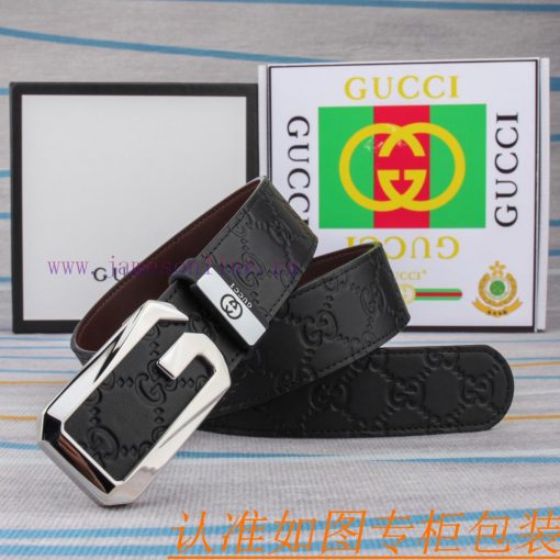 Belt and belt Gucci leather beltMen's belt material: 100% head layer cowhide belt, guarantee fp8c73r4 - Image 4