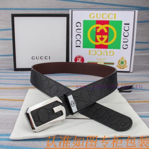 Belt and belt Gucci leather beltMen's belt material: 100% head layer cowhide belt, guarantee fp8c73r4 - Image 8