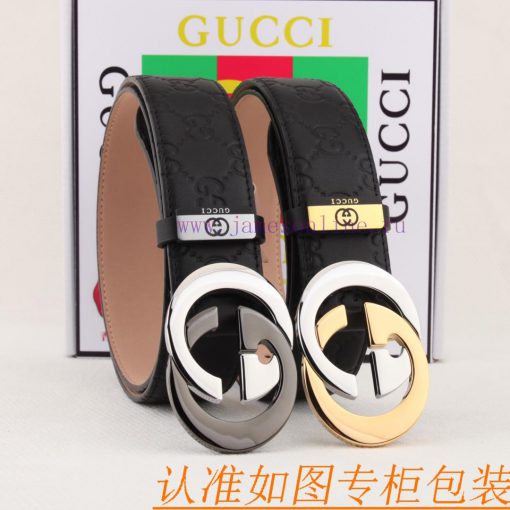 Belt and belt Gucci leather beltMen's belt material: 100% head layer cowhide belt, guarantee qva76u5e - Image 3