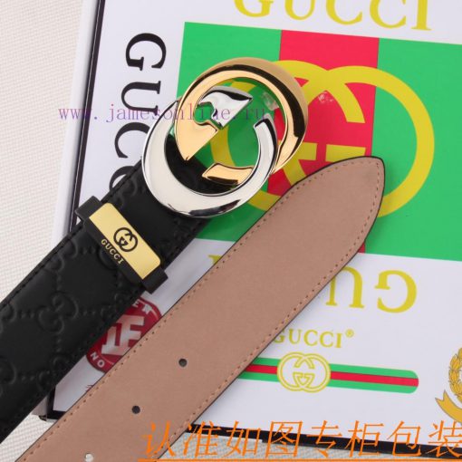 Belt and belt Gucci leather beltMen's belt material: 100% head layer cowhide belt, guarantee qva76u5e - Image 6