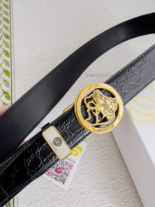 Versace Versace. ️ Belt and belt automatic beltAutomatic belt, classic head buckle made of p bz17orpw - Image 5