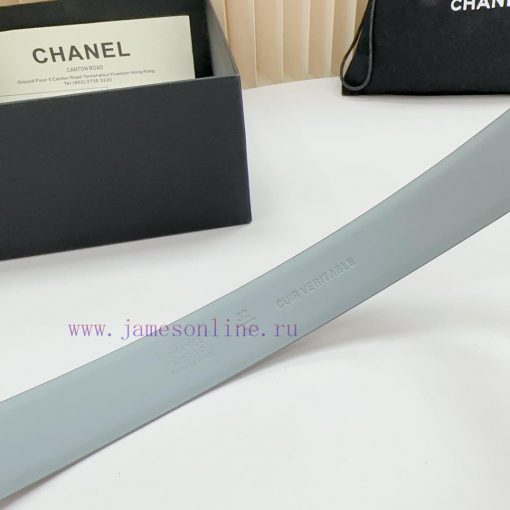3.0cm Chanel new belt, double-sided top layer cowhide material, length. 758.80.85.90.95.100 tuxj4ar7 - Image 8