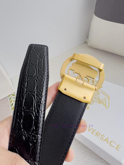 Versace Versace. ️ Belt and belt automatic beltAutomatic belt, classic head buckle made of p bz17orpw - Image 6