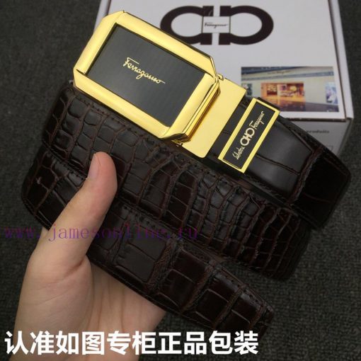 Ferragamo crocodile patternGrade: Italian imported 100% top layer cowhide, Ferragamo, world- 89o6j7iv - Image 2