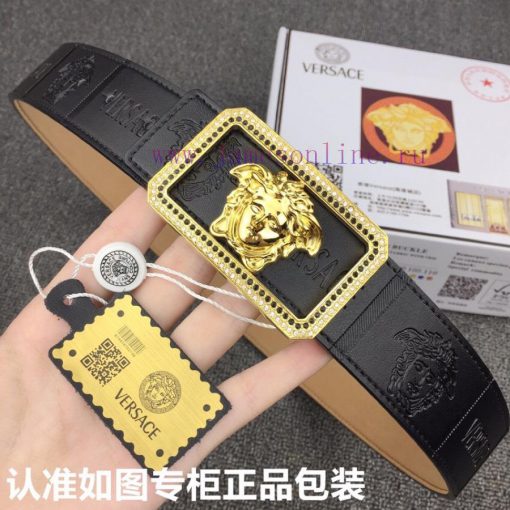 Versace. Versace set with diamondsGrade: Italian imported 100% top layer cowhide, Versace VE 9o3fhtut - Image 5