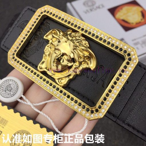 Versace. Versace set with diamondsGrade: Italian imported 100% top layer cowhide, Versace VE 9o3fhtut - Image 7