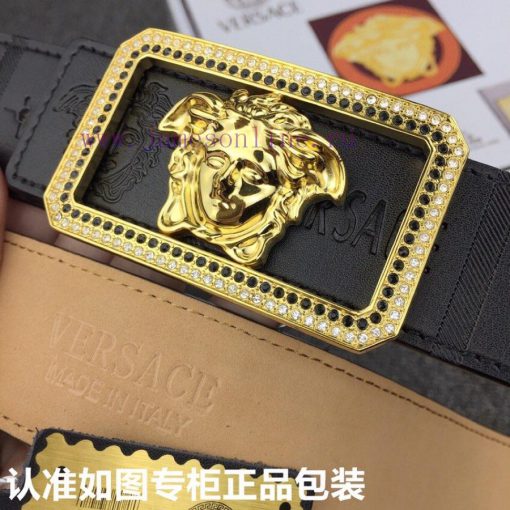 Versace. Versace set with diamondsGrade: Italian imported 100% top layer cowhide, Versace VE 9o3fhtut - Image 8