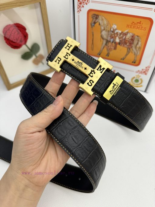 Hermes Hermès  Material: Leather Belt with 100% Head Layer. The leather belt is guaranteed t t0gbkkth - Image 5